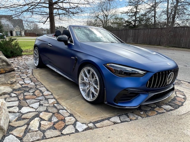 Staggered 21 inch Savini SV.1 R3 Brushed w/ High Polish Accent on