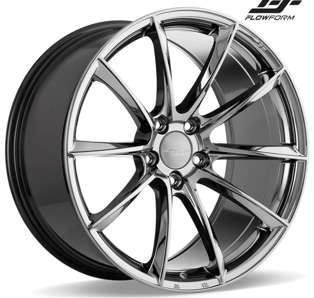 Ace Alloy AFF05 Black Chrome Wheels | Element Wheels