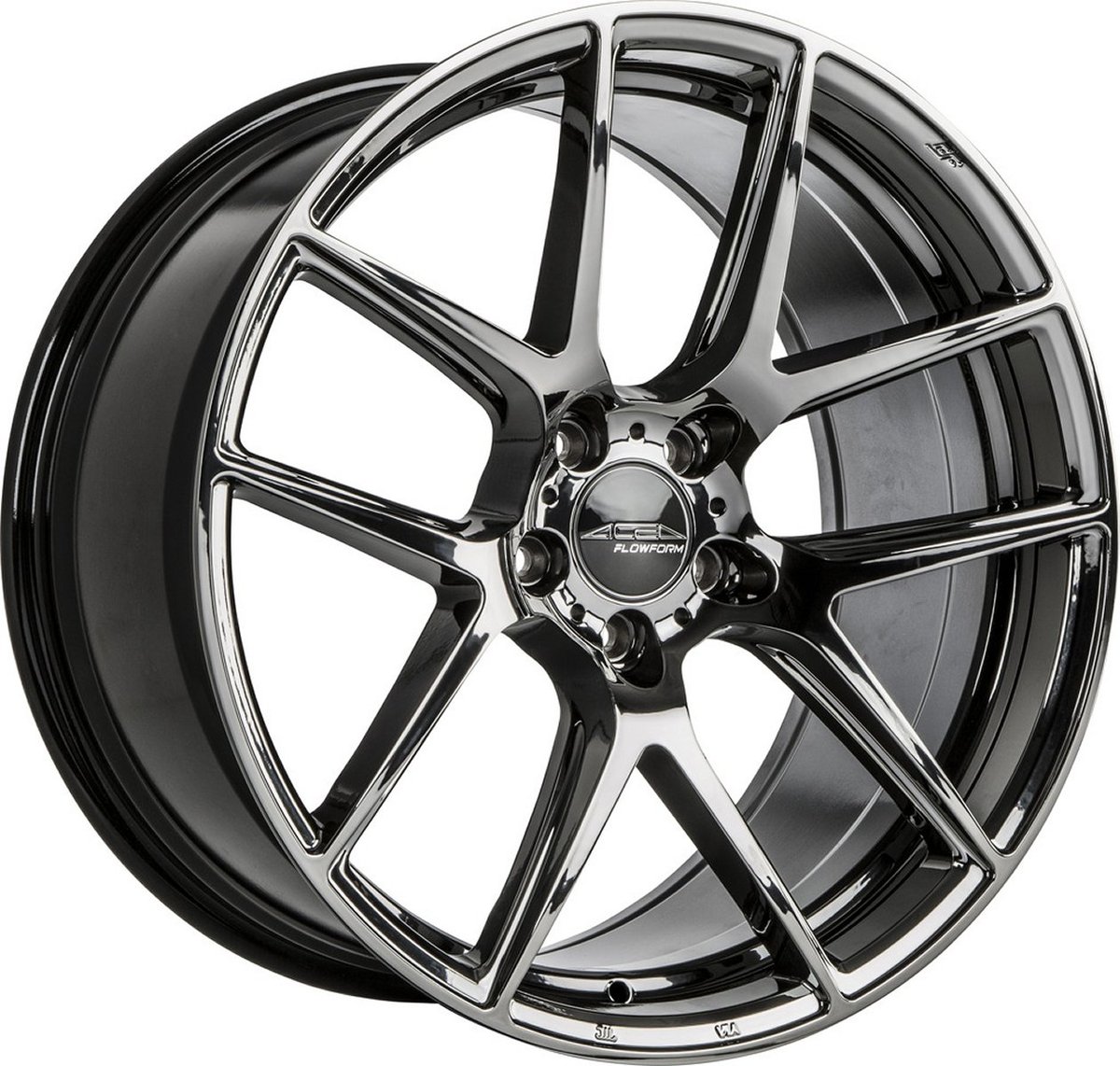 Ace Alloy AFF02 Black Chrome Wheels | Element Wheels