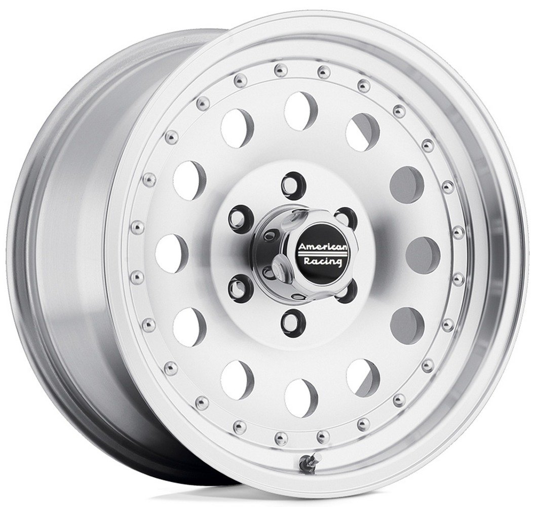 15x10 american racing ar62 outlaw ii machined 5x4.5/114.3 -38mm