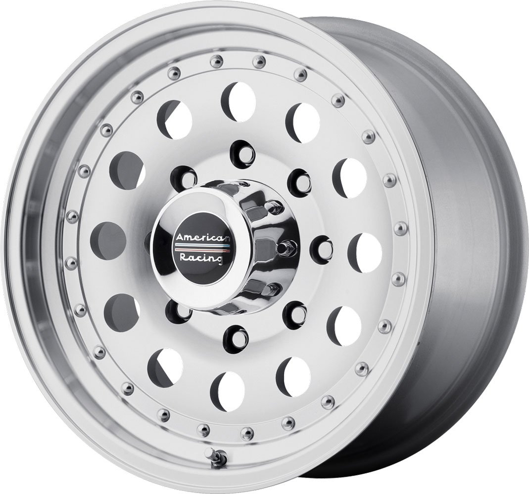 15x10 american racing ar62 outlaw ii machined 5x4.5/114.3 -38mm