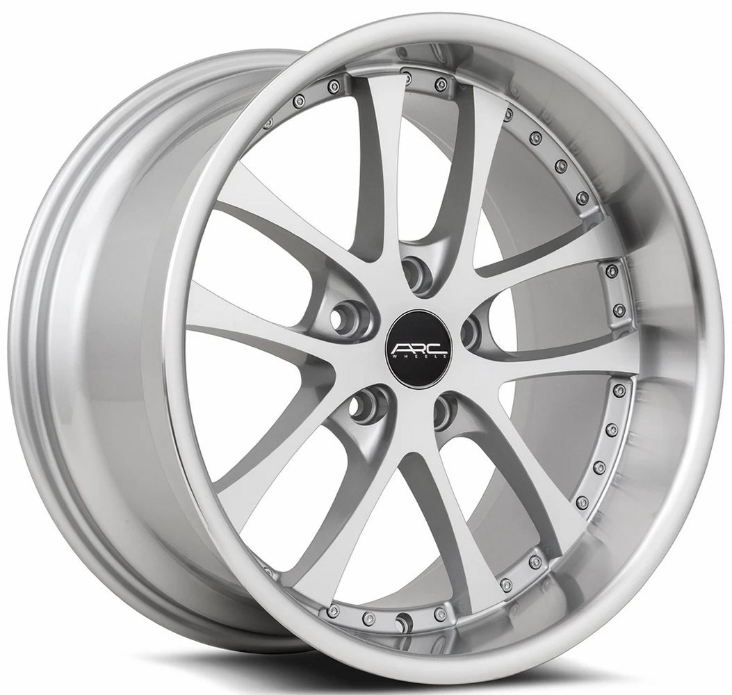 17x8 arc ar5 silver machined 5x115 35mm (custom) Wheels | Element