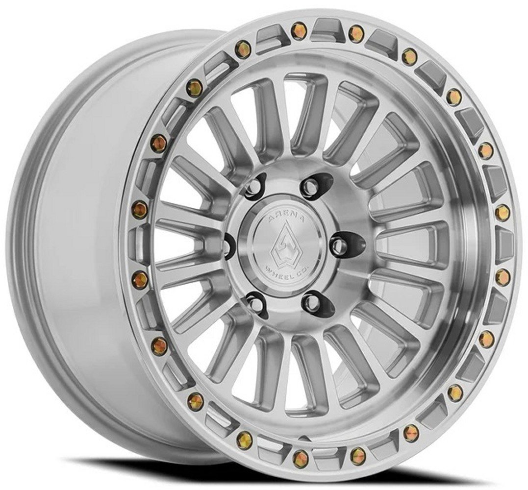 17x9 arena a130 podium gloss silver machined 6x139.7/5.5 0mm