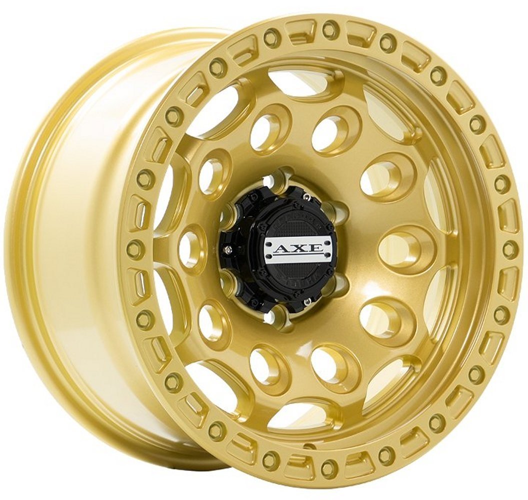 17x9 axe offroad chaos gloss gold 6x5.5/139.7 0mm Wheels | Element