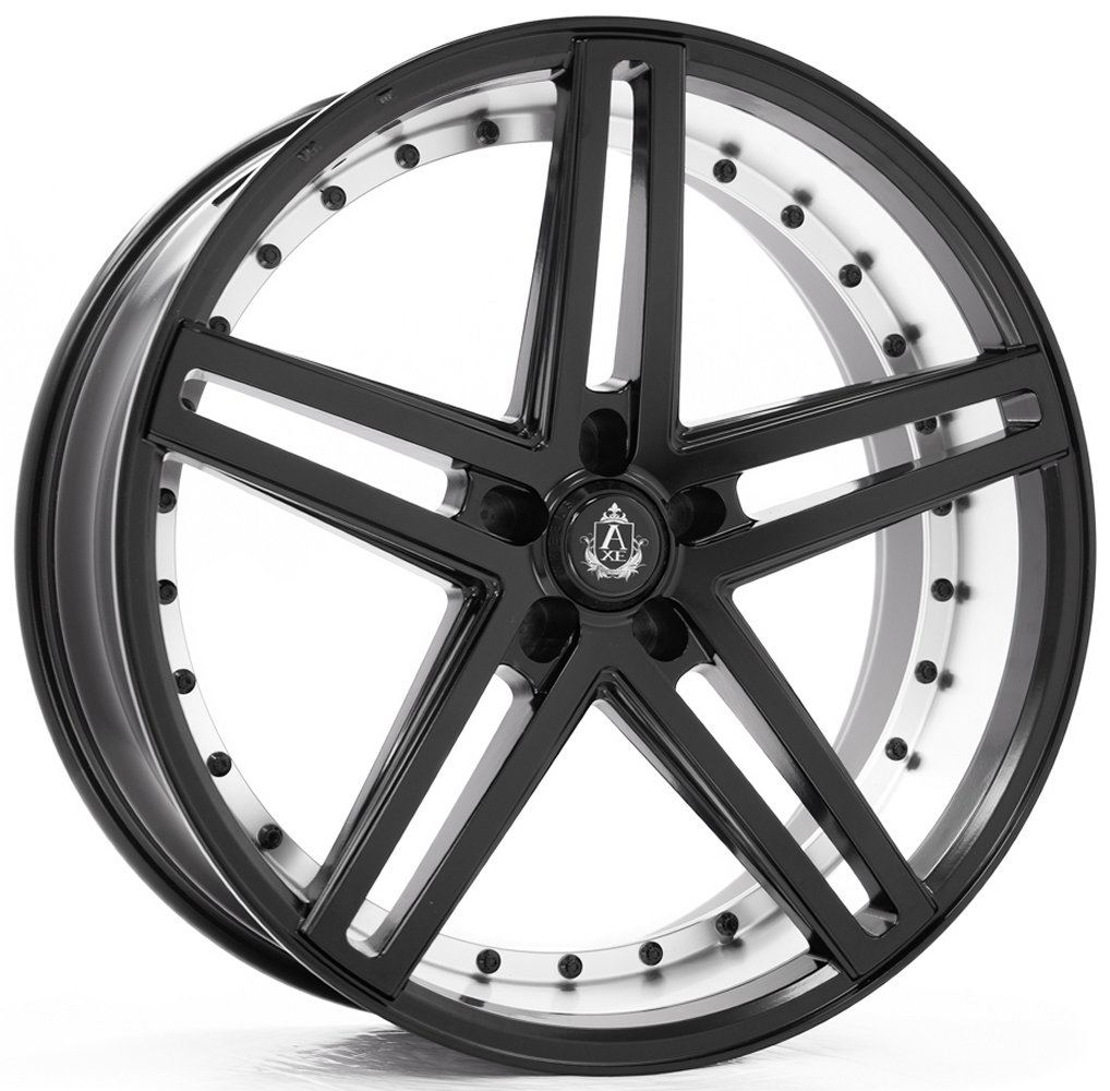 22x9 axe ex20 gloss black 5x4.25/108 20mm (custom) Wheels