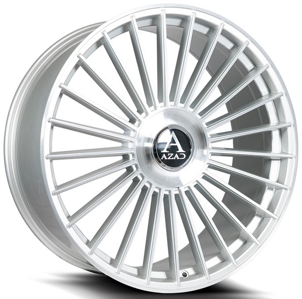 アメジスト水入り♡レコードキーパーNo.2515 22x9 azad az25 brushed silver 5x112 5x115 15mm Wheels | Element Wheels