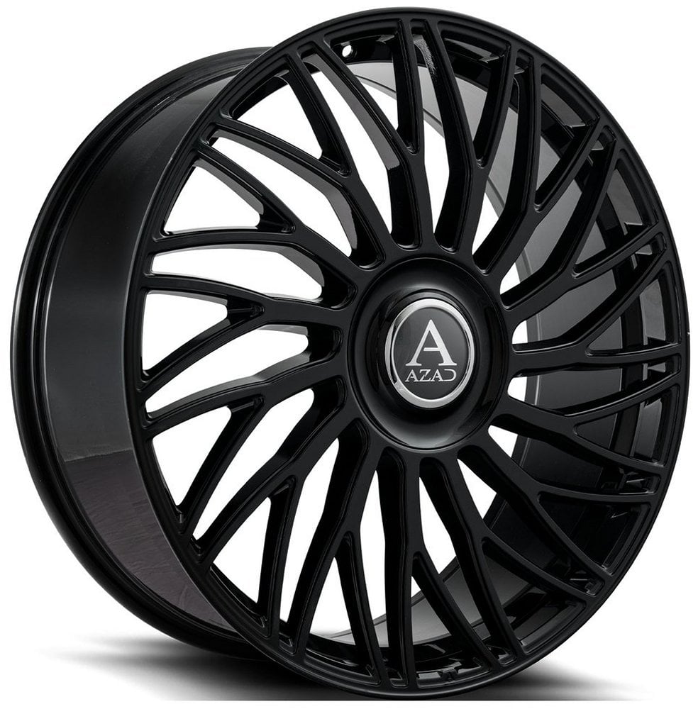 24x9 azad az717 gloss black 5x112 5x120 30mm Wheels | Element Wheels