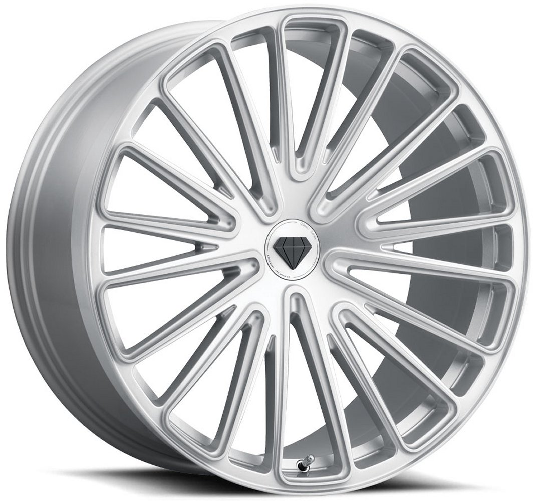 Blaque Diamond Wheels 20インチ鍛造ホイール 20x9 blaque diamond bd-715 silver brush face (custom) Wheels