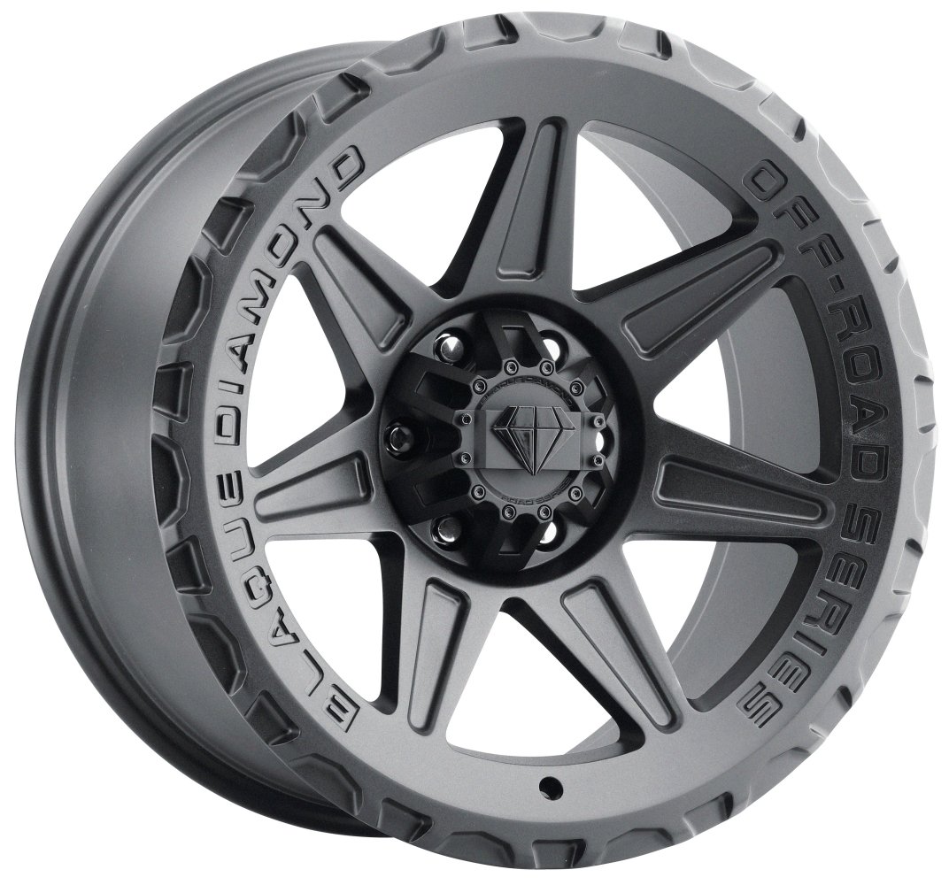Blaque Diamond Off-Road BD-O102 Matte Textured Black Wheels