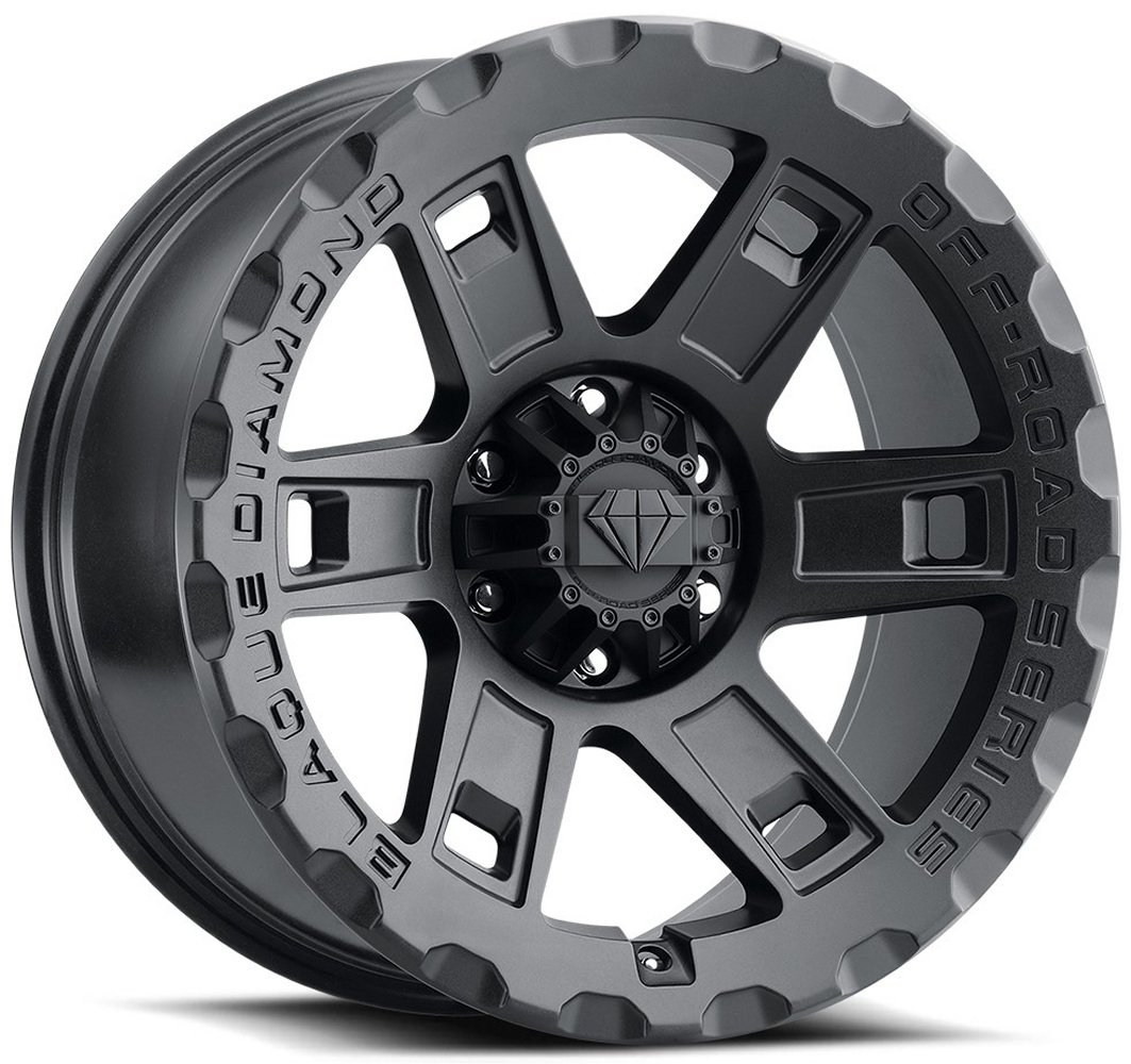 Blaque Diamond Off-Road BD-O801 Matte Textured Black Wheels