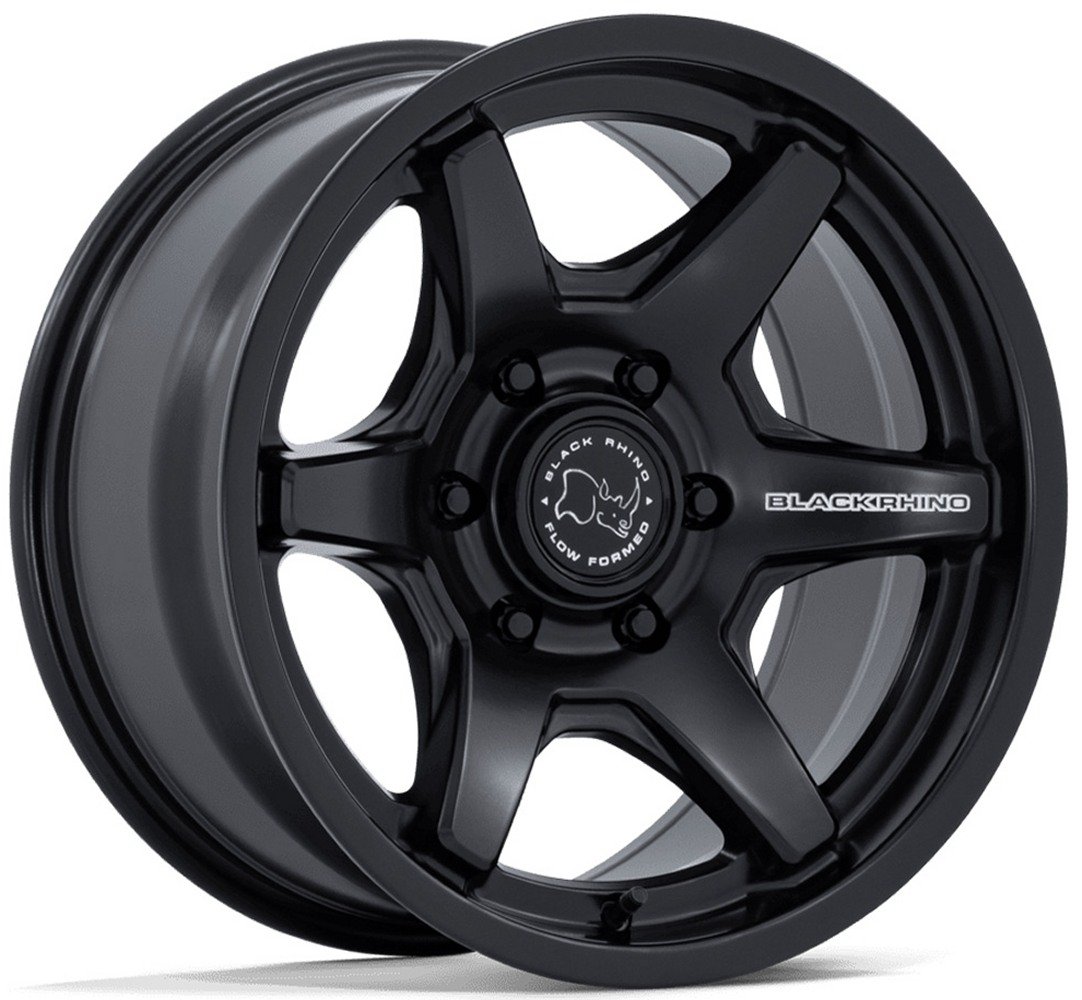 モノクローム Black Rhino BR035 Kuma Matte Black Wheels | Element Wheels