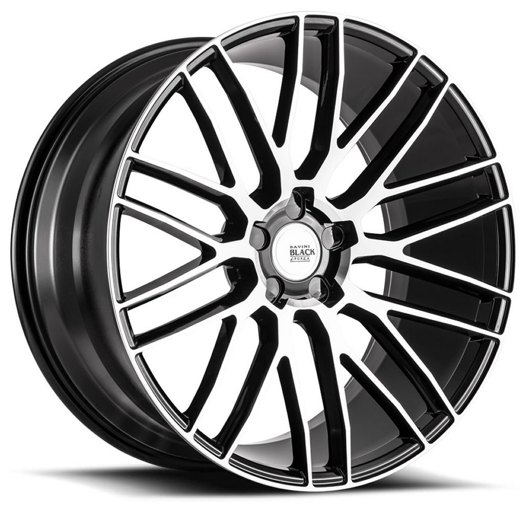 Savini Black Di Forza BM13 Gloss Black w/ Double Dark Tint Face