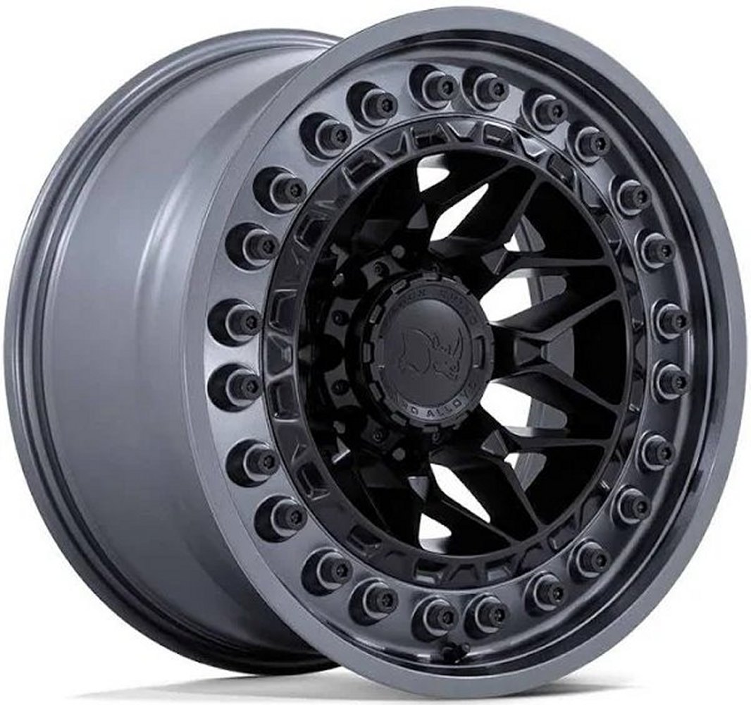 アルファリオン 18x9 black rhino alpha matte black w/ gunmetal lip 8x170 20mm