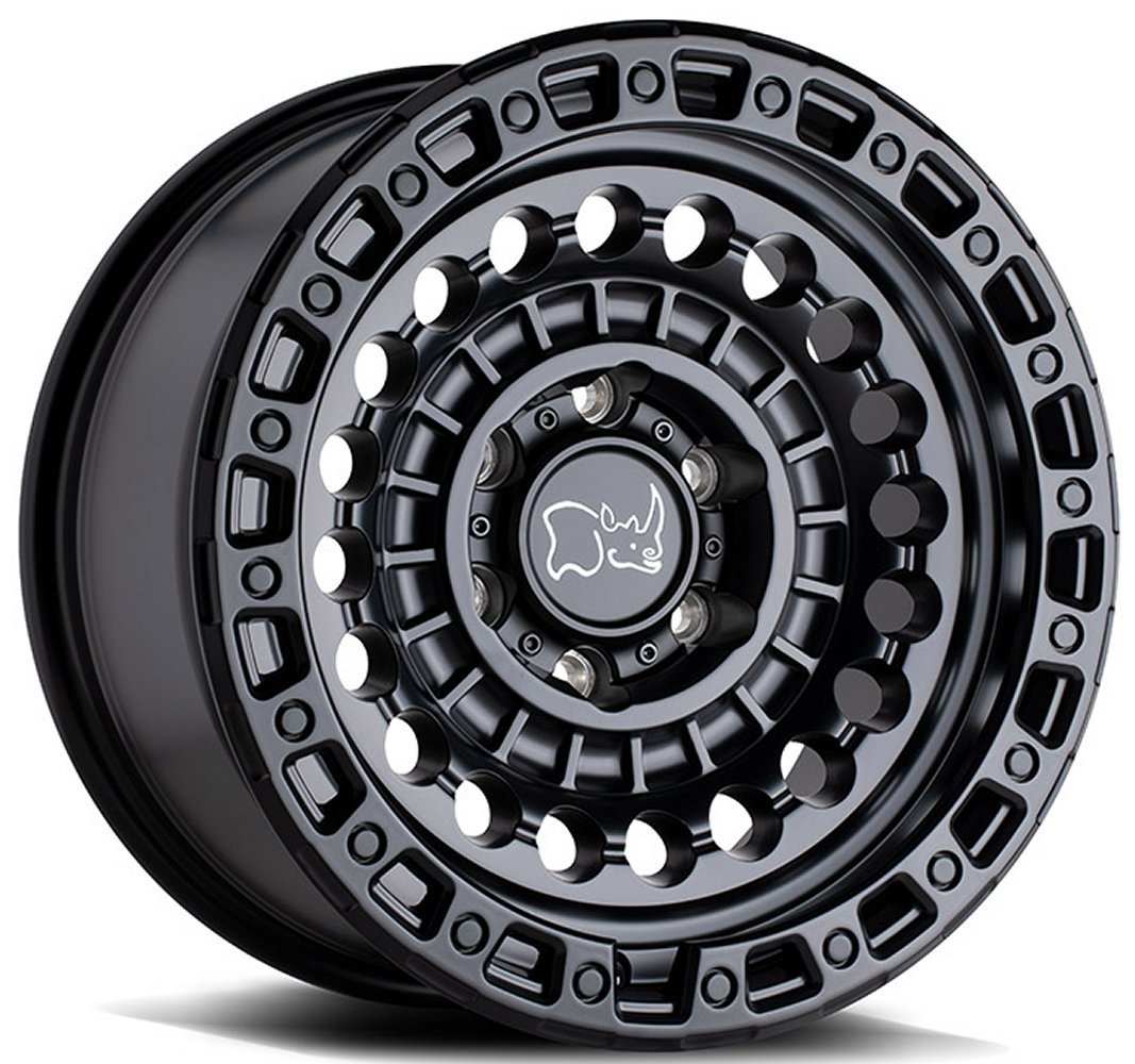 17x8.5 black rhino sentinel matte black 8x6.5/165 -18mm Wheels