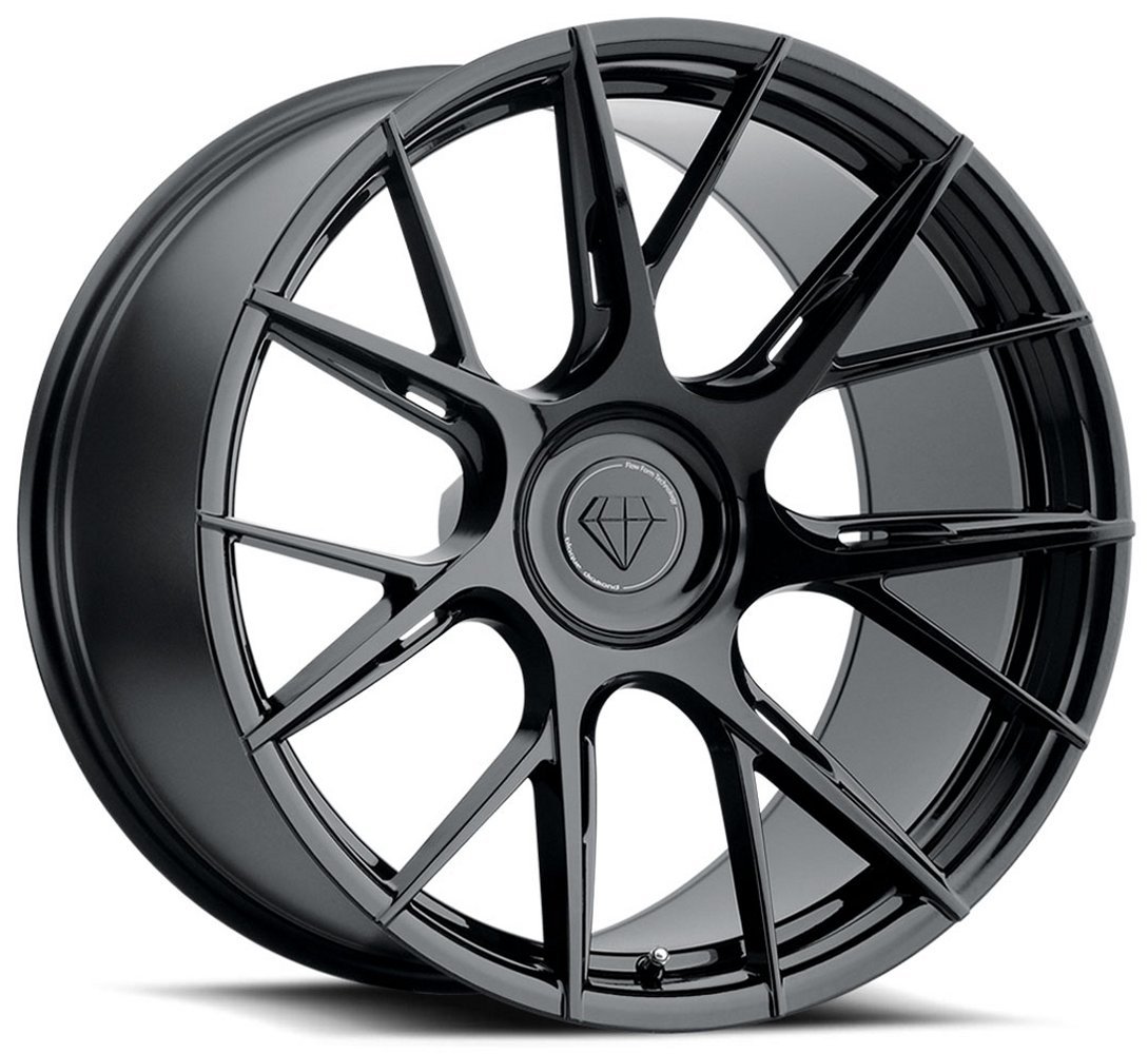 Blaque Diamond Wheels 19 インチタイヤホイール4セット 19x10 blaque diamond bd-f18 gloss black (flow forged) 5x120 42mm
