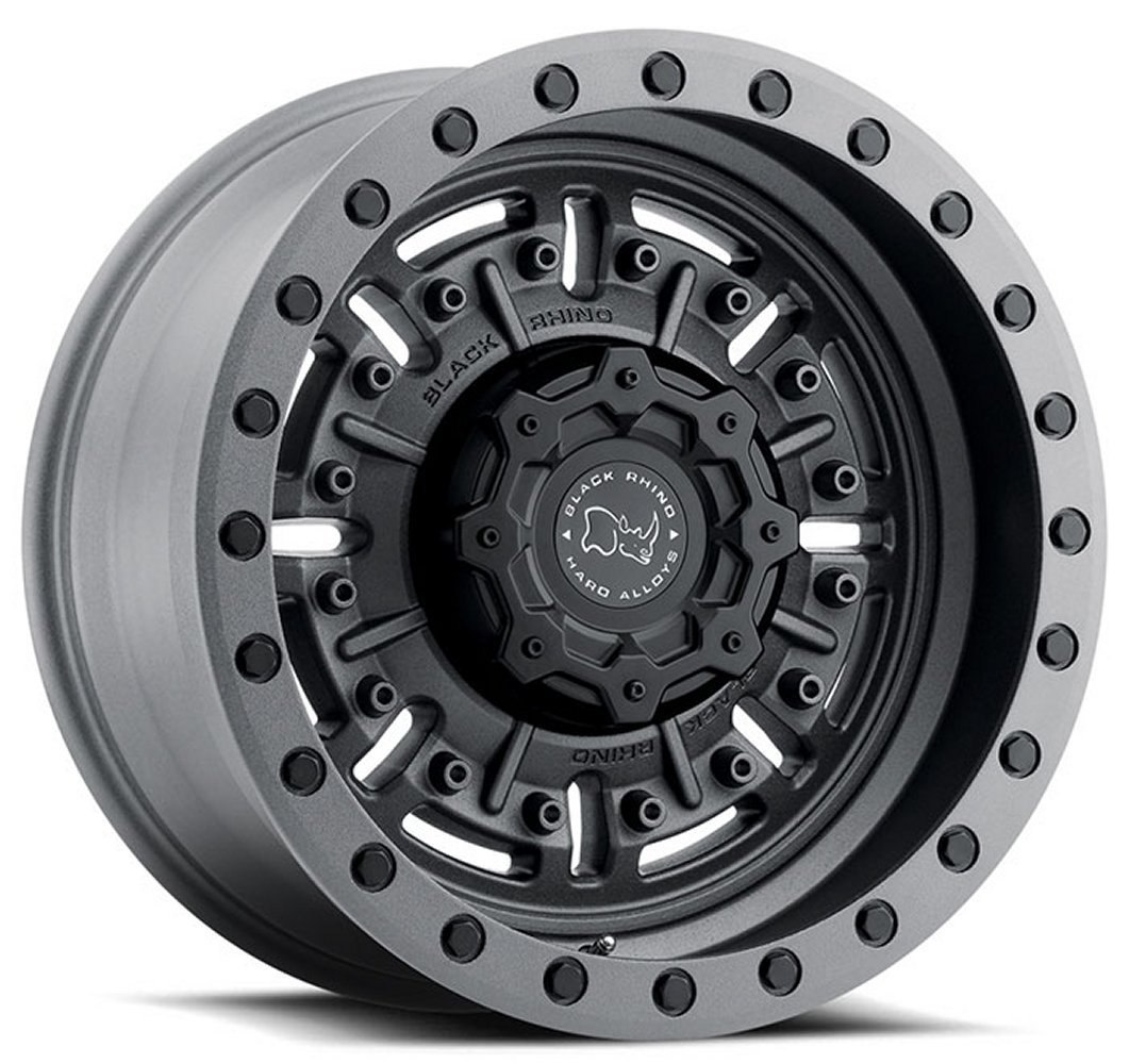 その他 argon57 17x8.5 black rhino abrams matte gunmetal textured 6x5.5/139.7 0mm
