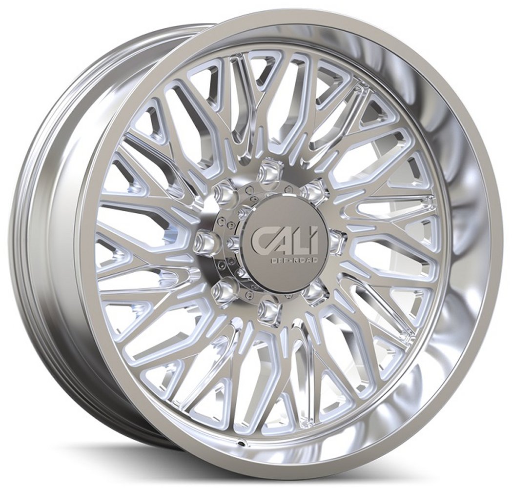 22x10 cali-off-road crusher 9118 polished 8x170 -19mm Wheels