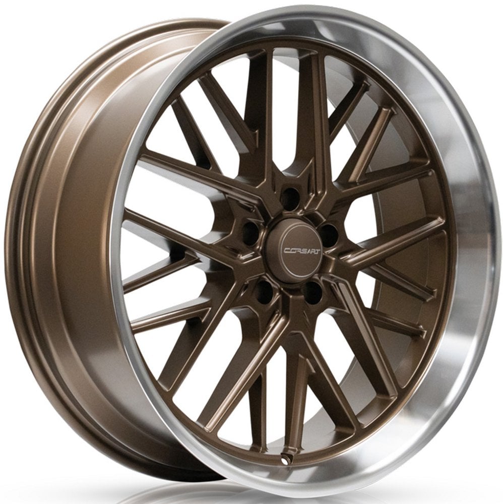 King＆Prineまとめうり 22x8.5 corsart kingpin 5 r504 matte bronze diamond cut lip 5x5/127