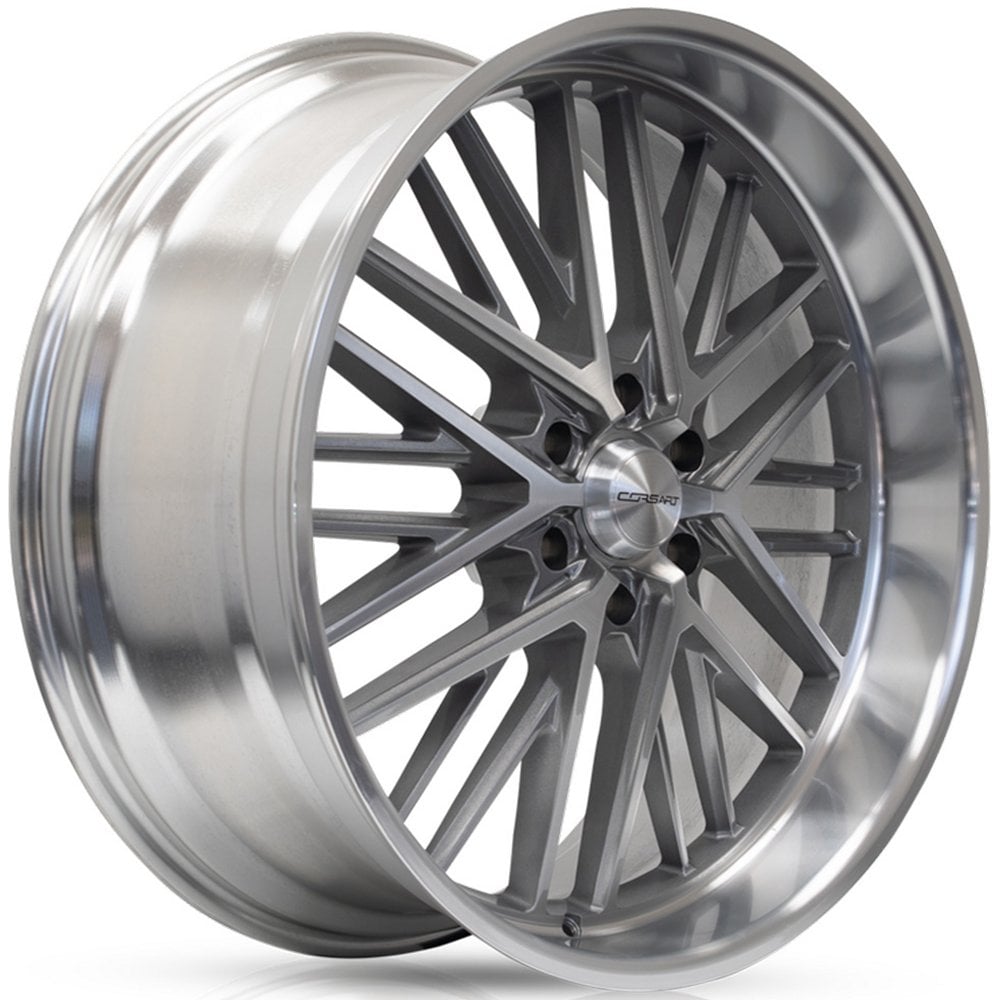 Corsart Kingpin 6 R507 Gloss Brushed Diamond Cut Lip Wheels