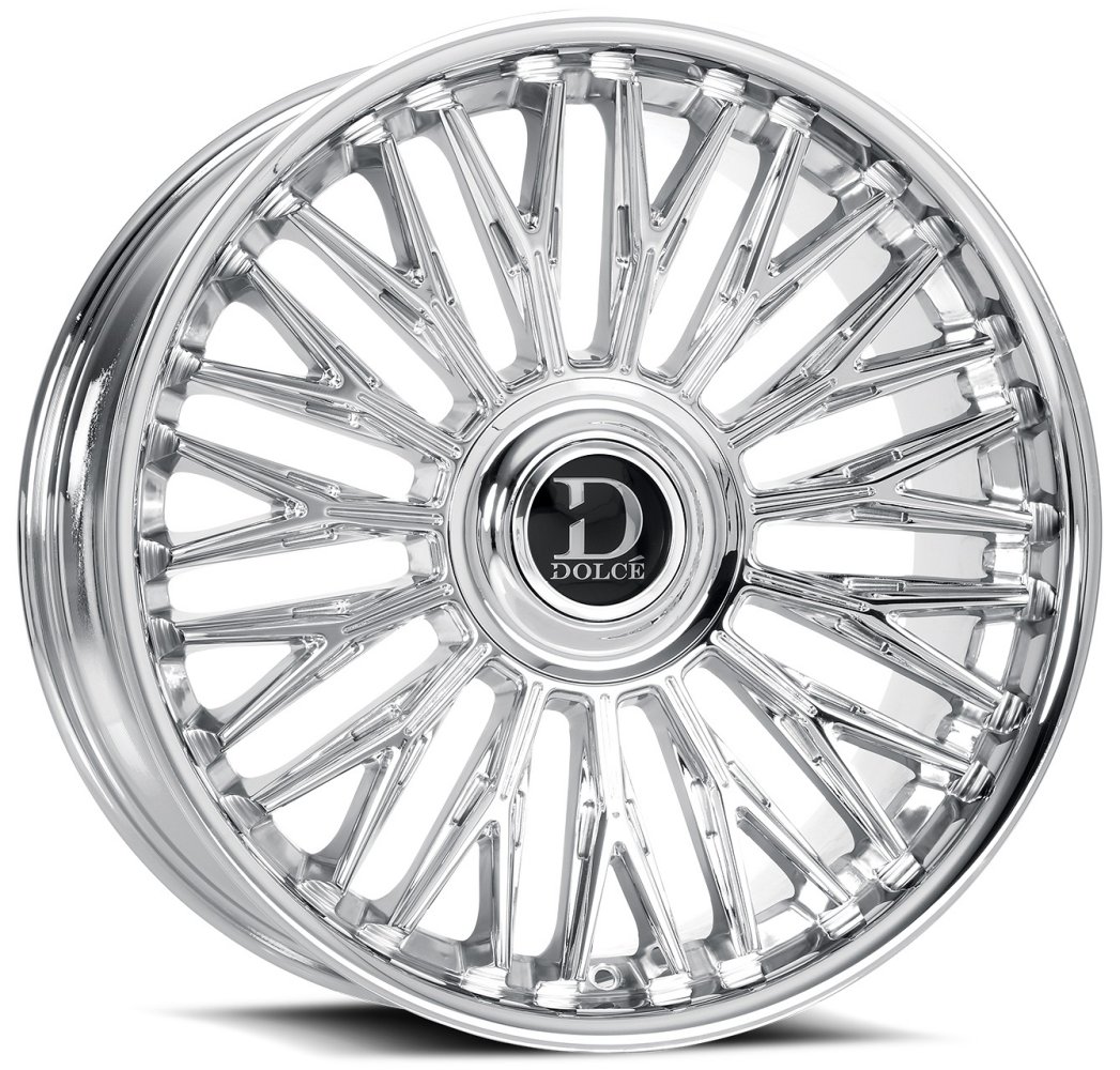 22x9 dolce luxury lusso chrome 5x4.25/108 5x112 35mm Wheels