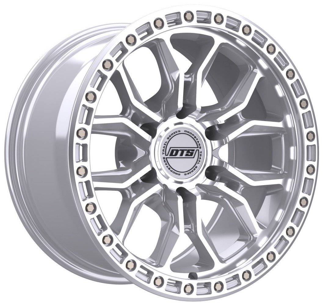 special pricing) 20x9 dropstars 608ms gloss silver machined 6x5.5