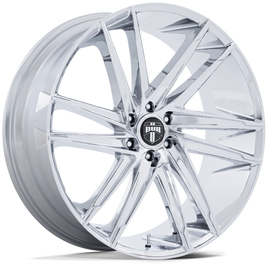 clearance - no returns) 26x10 dub dc275 blaze chrome 6x135 30mm