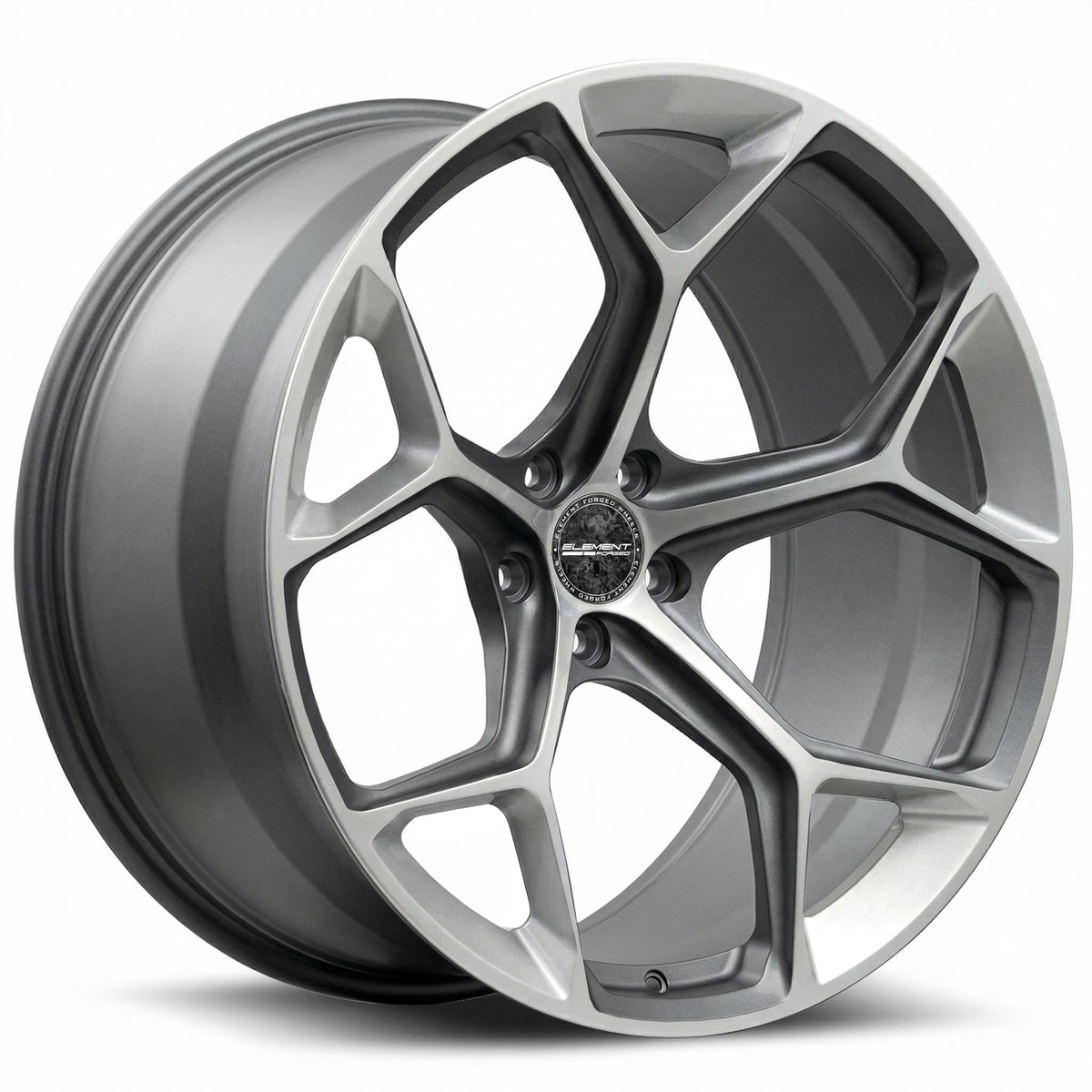 Element Rims Element Forged SF-10 Satin Gunmetal w/ Polished Face Wheels | Element ...