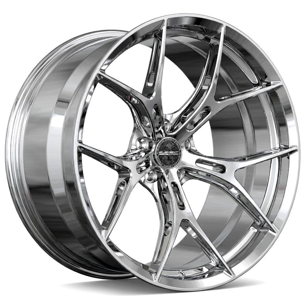 22x9 element forged sf-9 chrome (full forged) (custom) Wheels