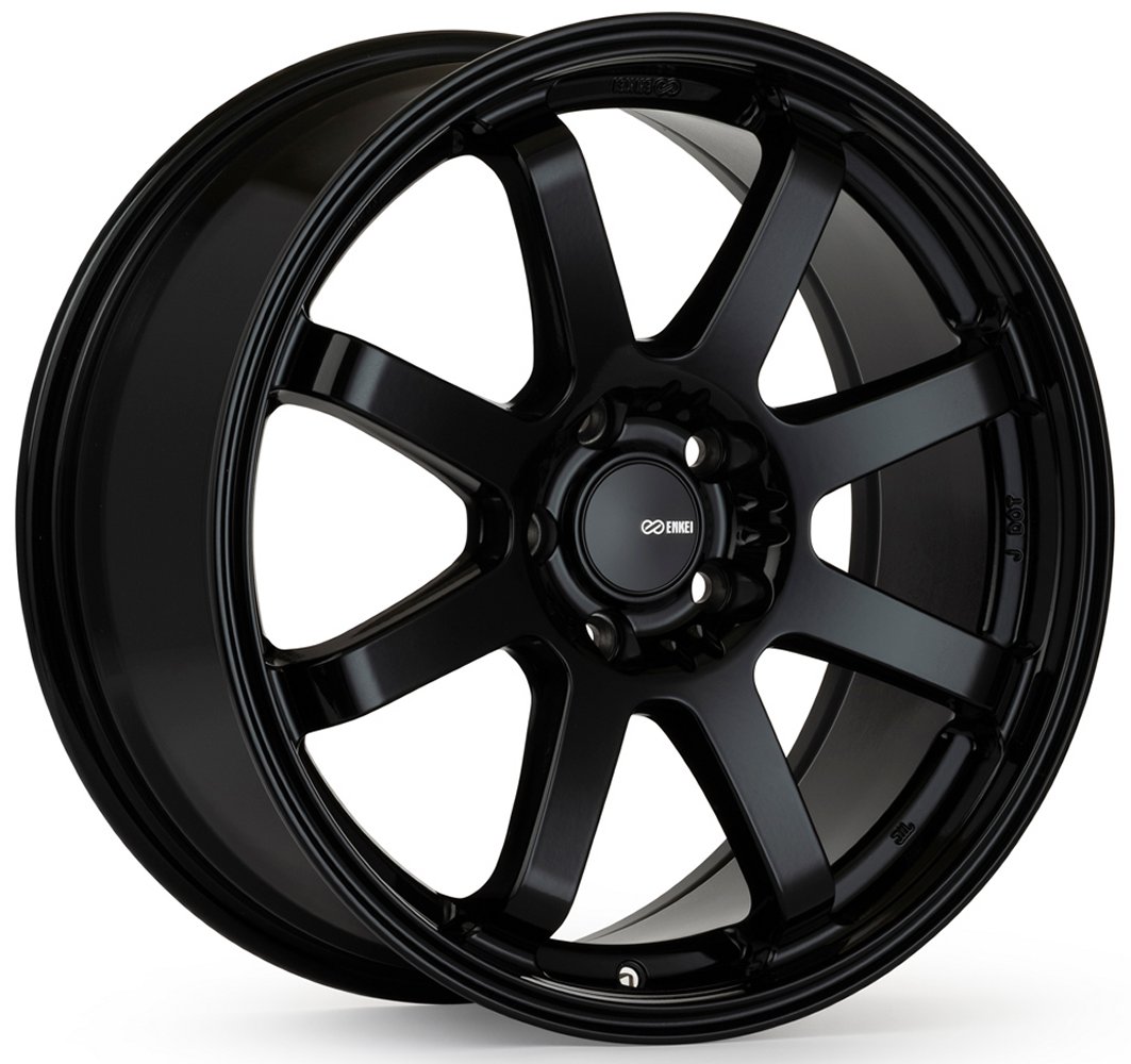 17x8 enkei vanquish gloss black 5x100 45mm Wheels | Element Wheels