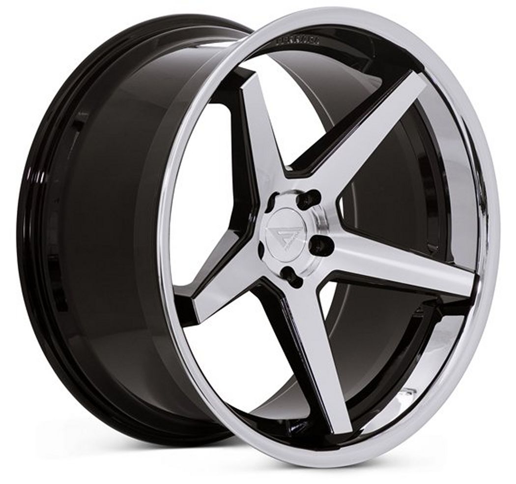 Ferrada FR3 Machine Black w/ Chrome Lip Wheels | Element Wheels