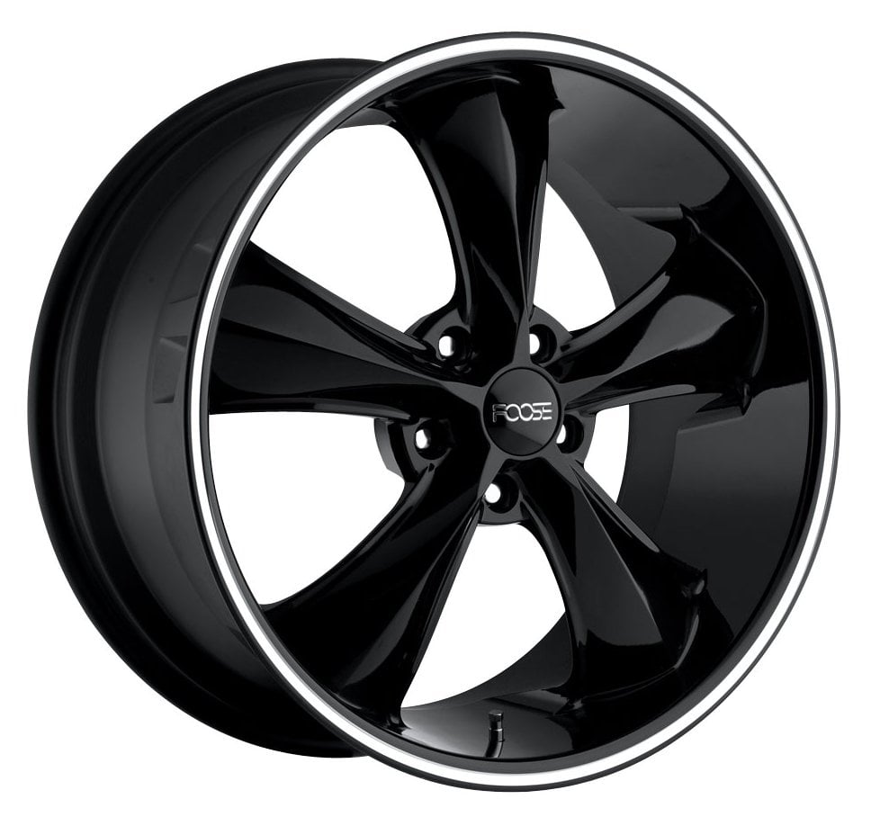 Foose Legend Gloss Black w/ Lip Groove Wheels | Element Wheels