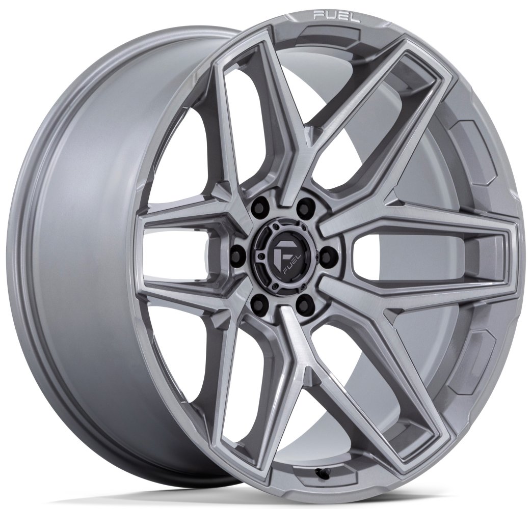 Fuel Off-Road FC854 Flux (6-Lug) Platinum Wheels | Element Wheels