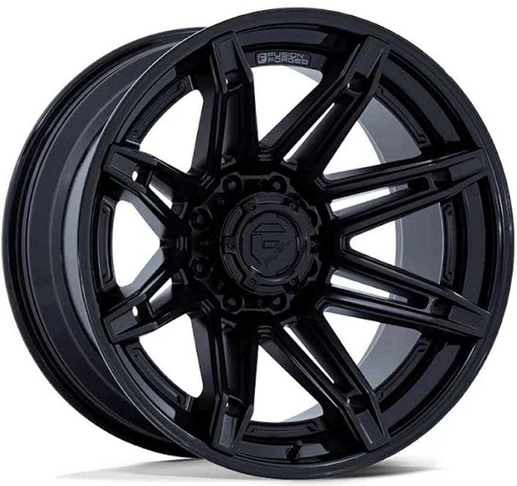 24x12 fuel off-road brawl matte black w/ gloss black lip fc401