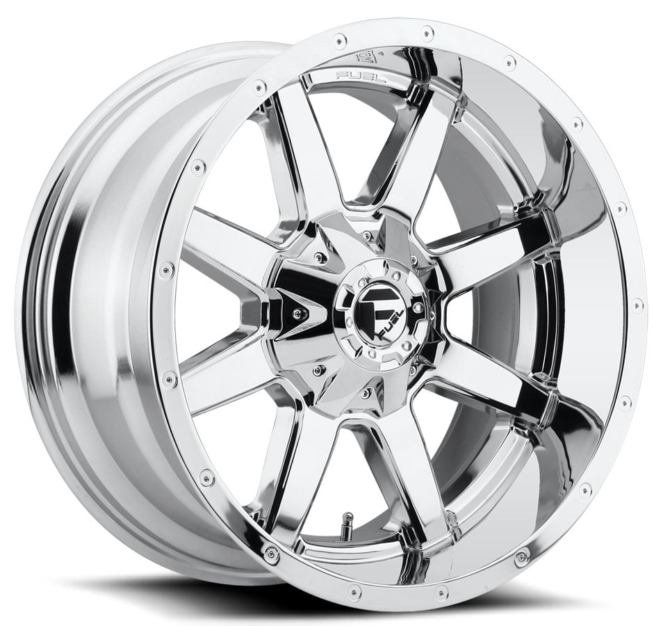 18x9 fuel off-road maverick chrome d536 6x135 6x5.5/139.7 -13mm