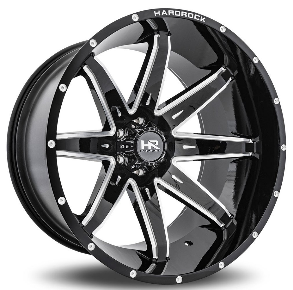 Hardrock Off-Road H502 Pain Killer Xposed Gloss Black Milled