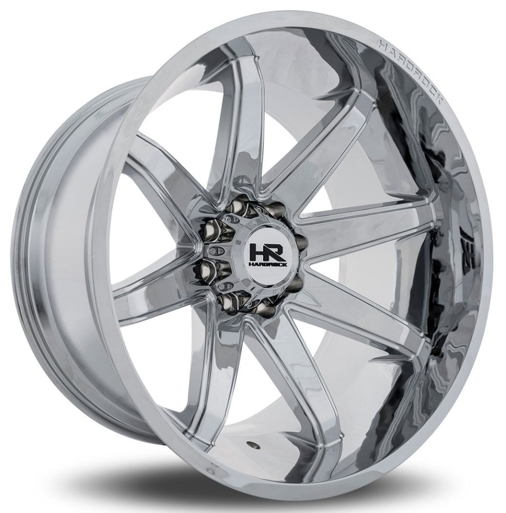 20x10 hardrock off-road h502 pain killer xposed chrome 6x135 -19mm