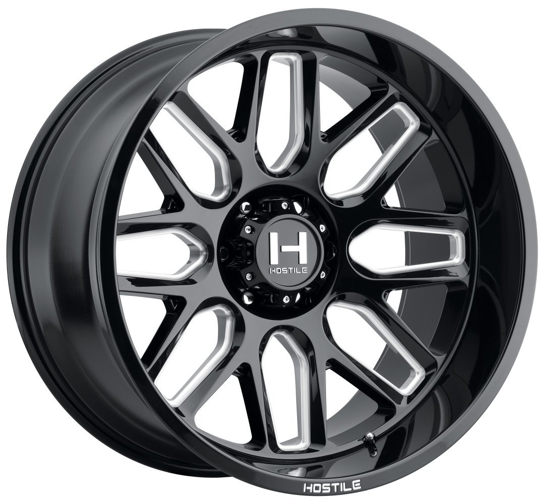 20x10 hostile h120 vulcan blade cut 5x5.5/139.7 -19mm Wheels