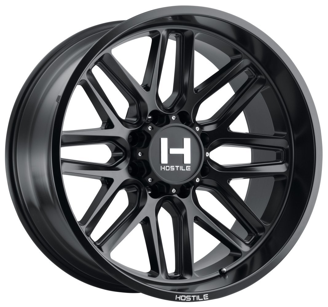24x12 hostile h120 vulcan asphalt (8 lug) (* may require trimming