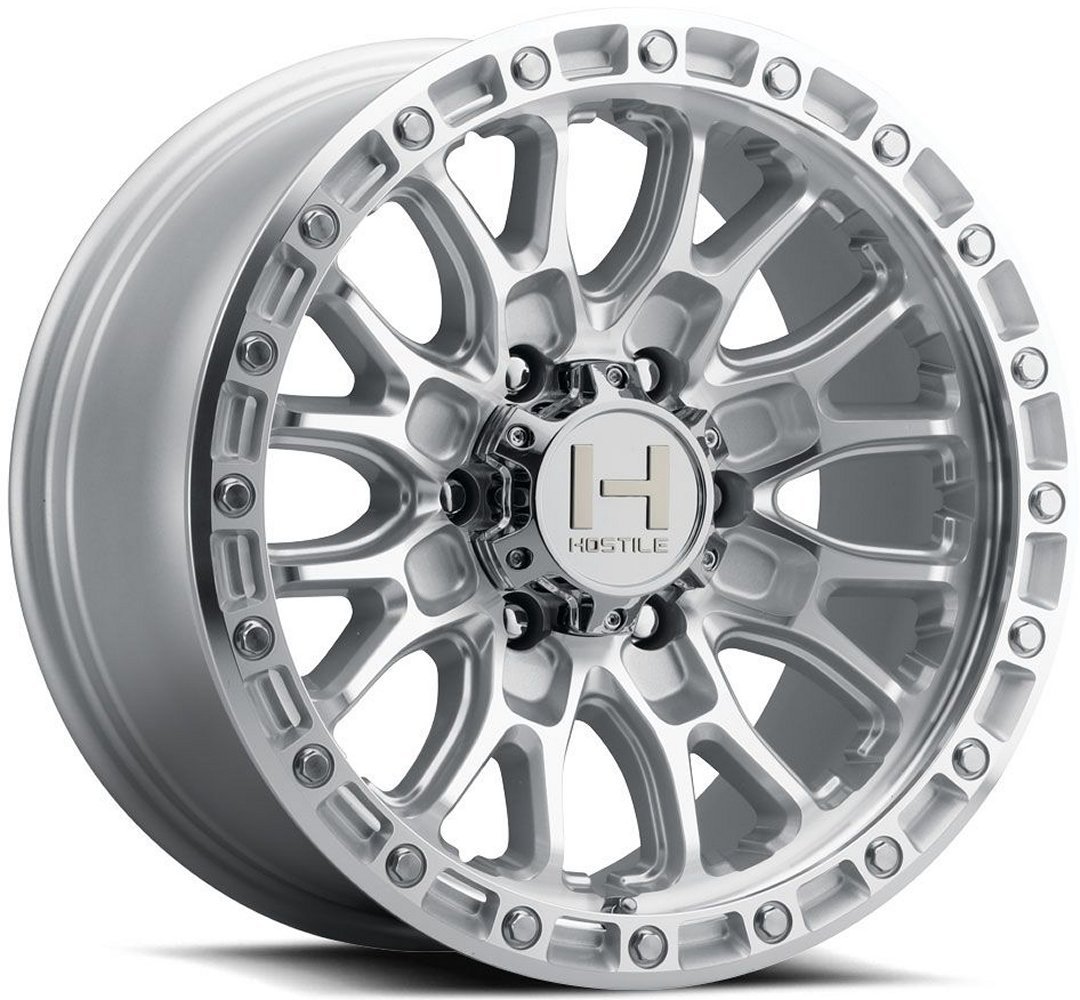 17x9 hostile h135 ridgecrest machined (6 lug) 6x5.5/139.7 0mm