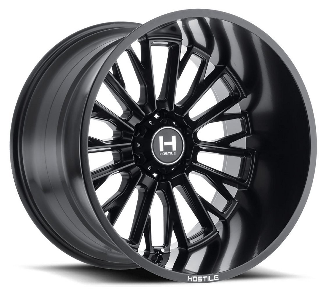 20x9 hostile h114 fury asphalt (8 lug) 8x180 0mm Wheels | Element