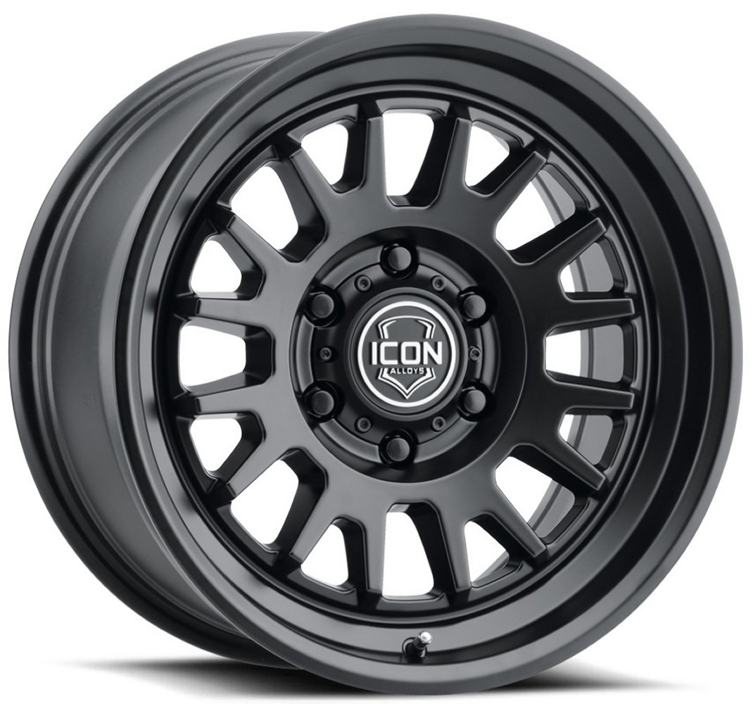 ICON Anza Satin Black Wheels | Element Wheels