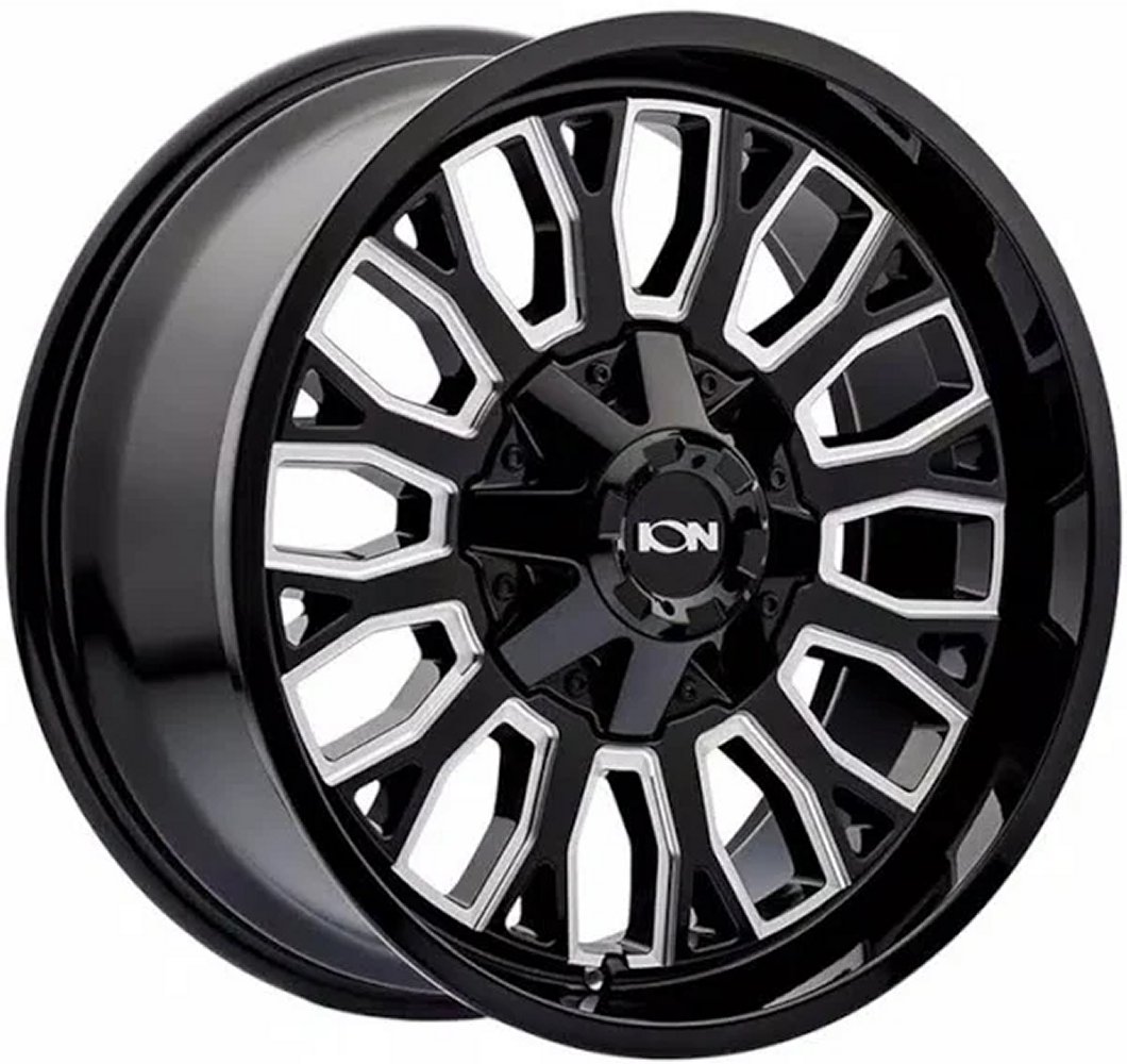 Ion Alloy 152 Gloss Black Milled Wheels | Element Wheels