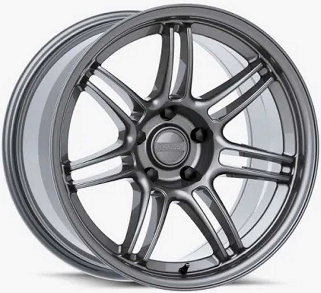18x9 kansei seven gloss gunmetal 5x100 22mm Wheels | Element Wheels