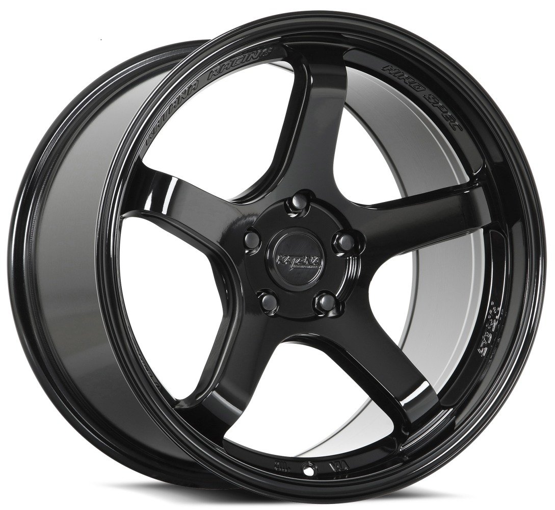 18x8.5 katana racing hr05 gloss black 5x100 35mm Wheels | Element