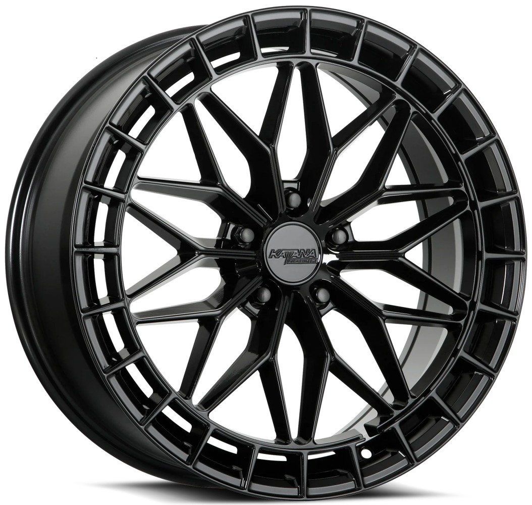 17x7.5 katana racing kr12 gloss black 5x110 40mm Wheels | Element