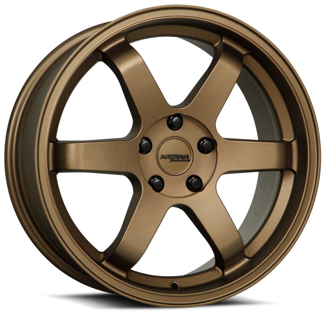 17x7.5 katana racing kr08 matte bronze 5x4.5/114.3 40mm Wheels
