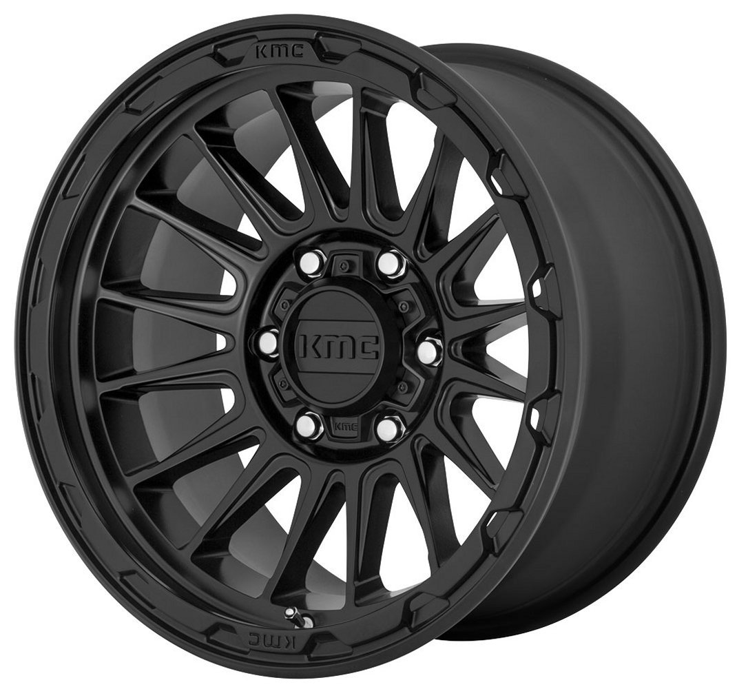 17x9 kmc km542 impact satin black 5x5/127 -12mm Wheels | Element