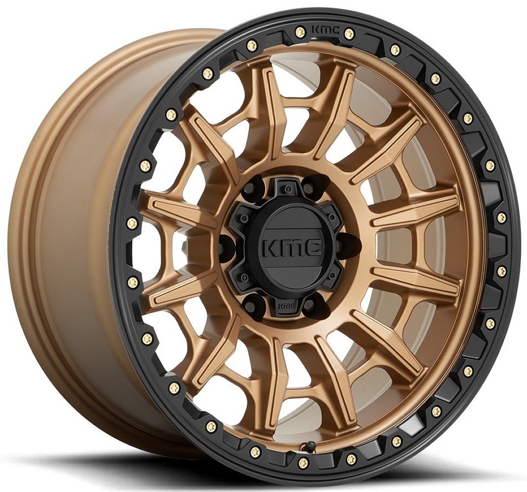 タイヤ・ホイール KK 17x9 kmc km547 carnage matte bronze w/ black lip 6x5.5/139.7 0mm
