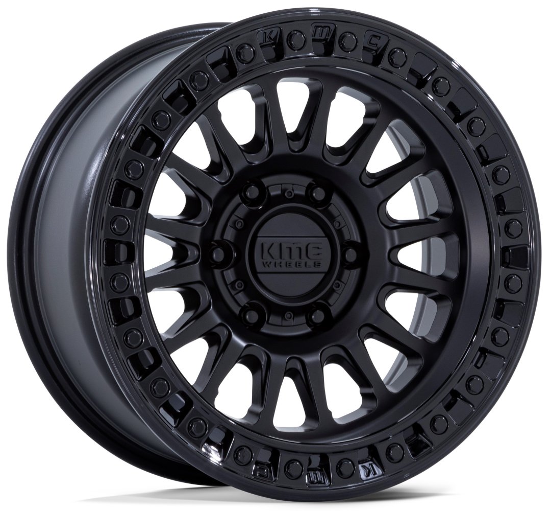 kmz様 20x9 kmc km552 ims matte black w/ gloss black lip 6x135 18mm