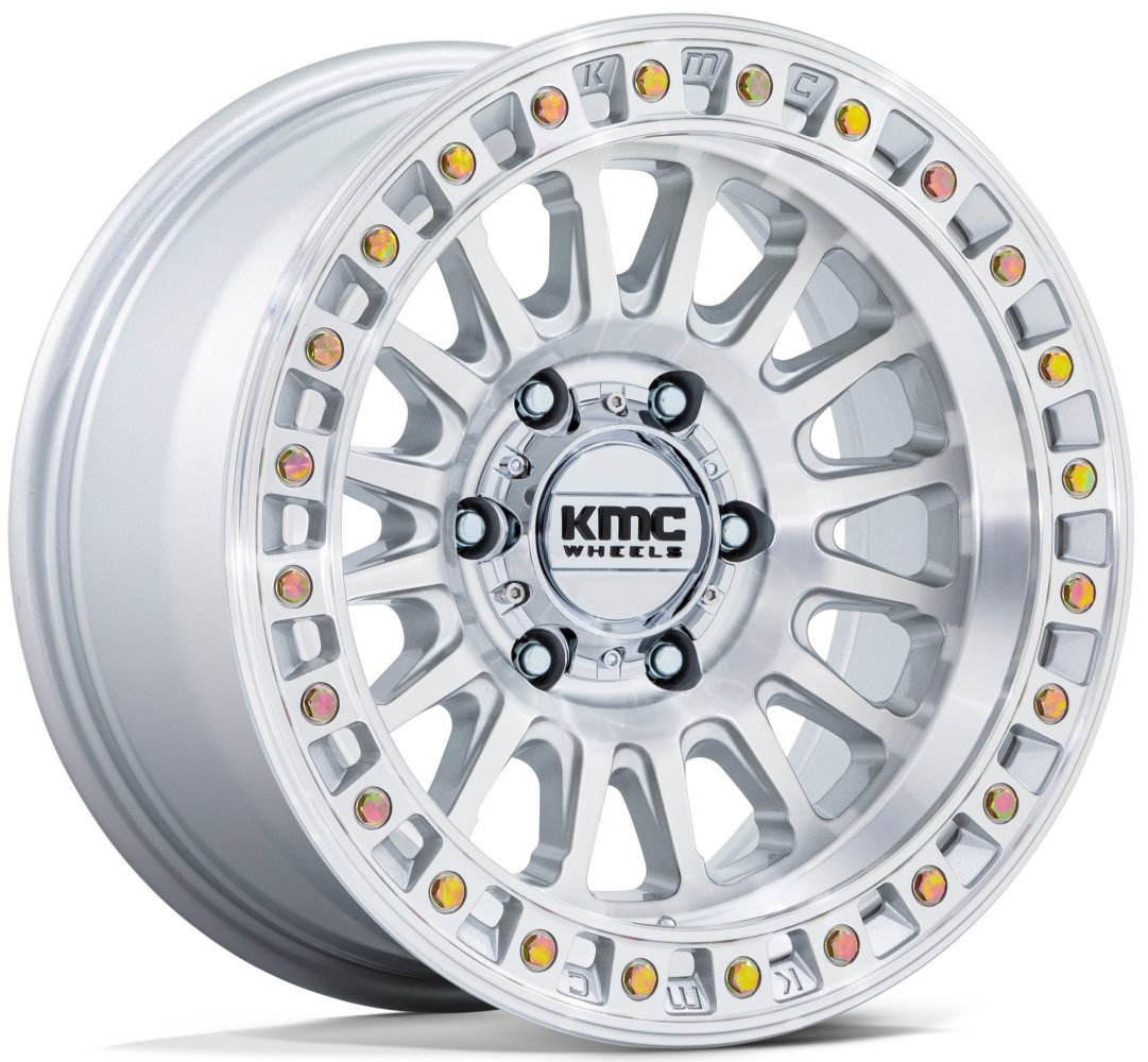 17x8.5 kmc km552 ims gloss silver machined 6x5.5/139 -10mm Wheels